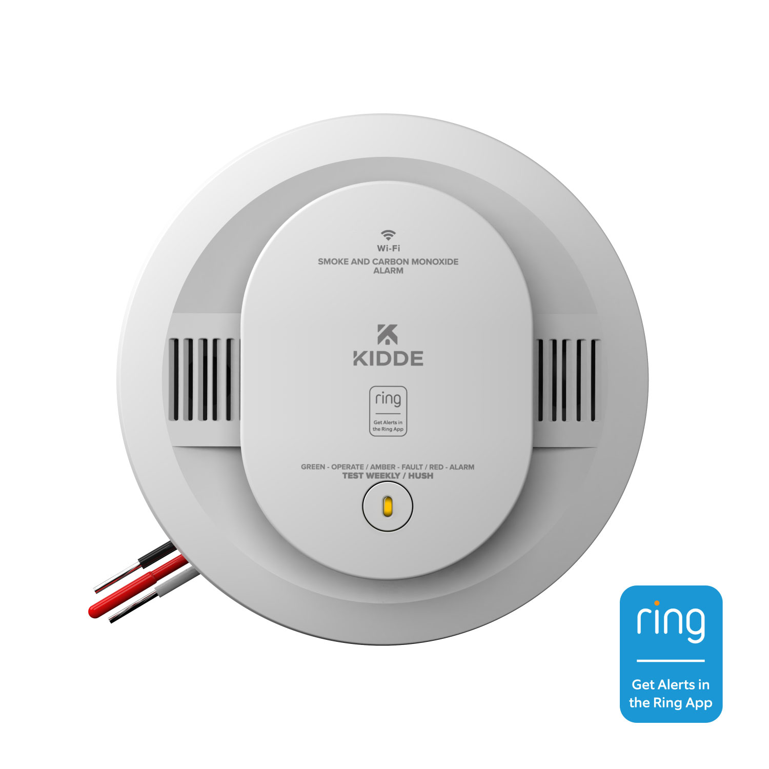 kidde smart røg- og kuliltealarm med ledning