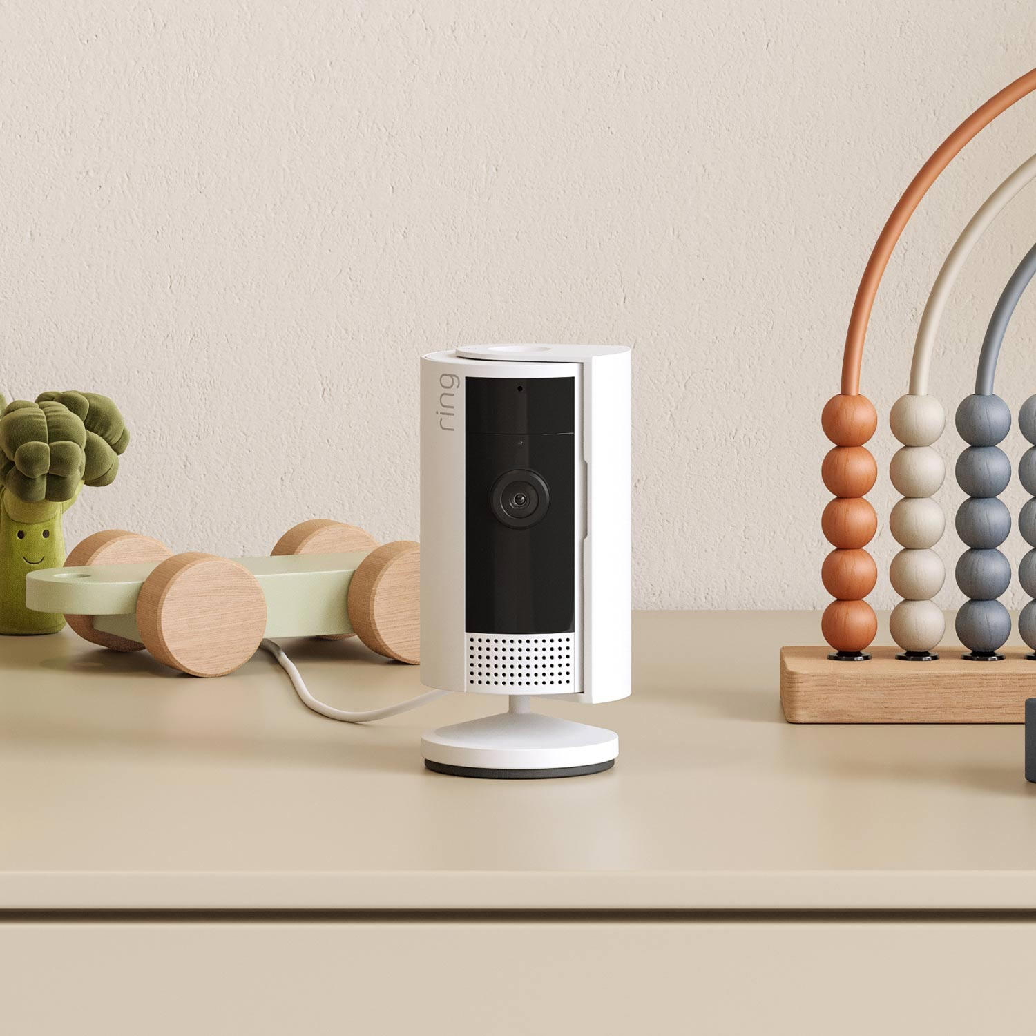kidde kablet smart røg- og kuliltealarm indendørs kamera 2. generation fungerer med ringalarmsikkerhedssystem