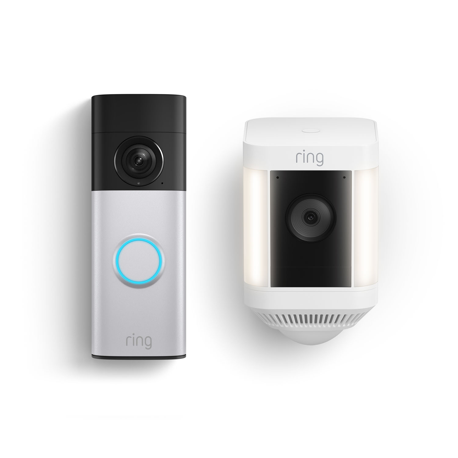 bestseller advanced kitbattery doorbell plus nyeste model spotlight cam plus batteri
