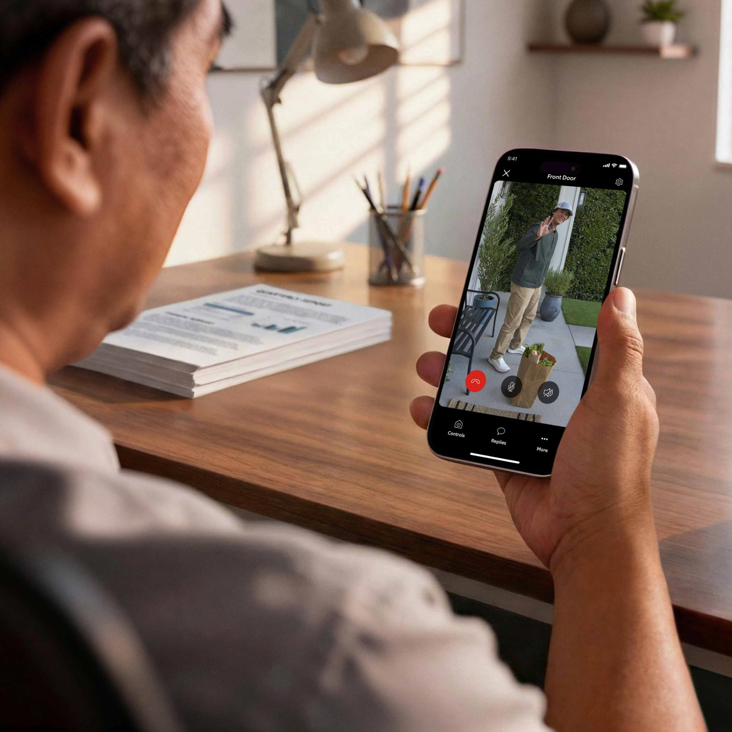 2-pak kablet dørklokke nyeste model 2. generation