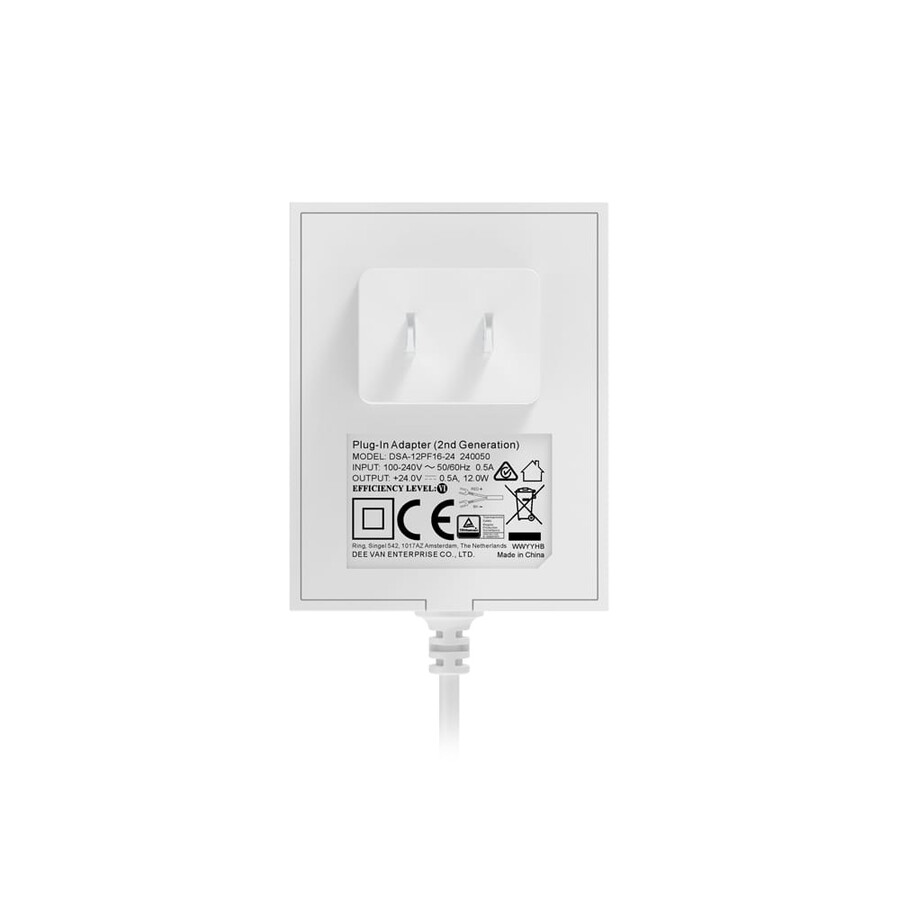 ring video dørklokke plug-in adapter