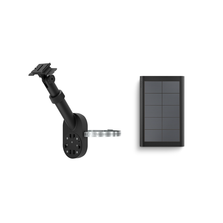 stang- og vægbeslag lille solpanel usb-c