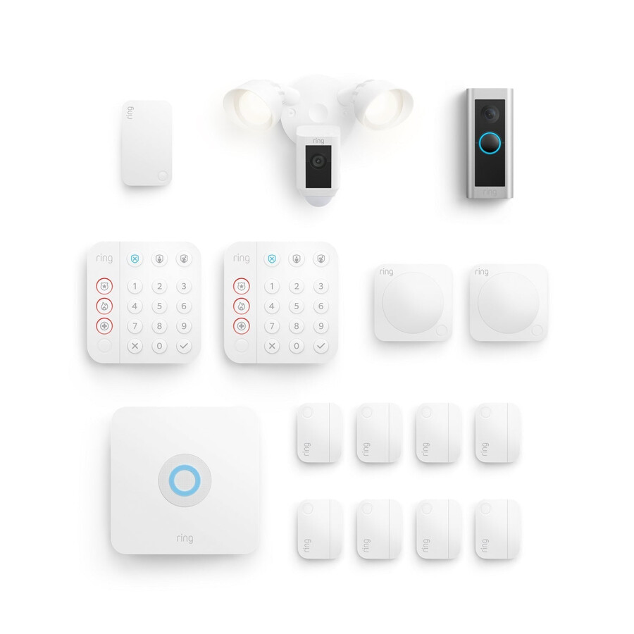 alarm 14 dele kablet dørklokke pro video doorbell pro 2 floodlight-kamera