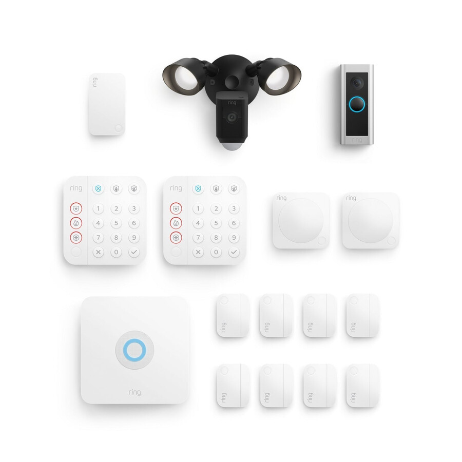 alarm 14 dele kablet dørklokke pro video doorbell pro 2 floodlight-kamera