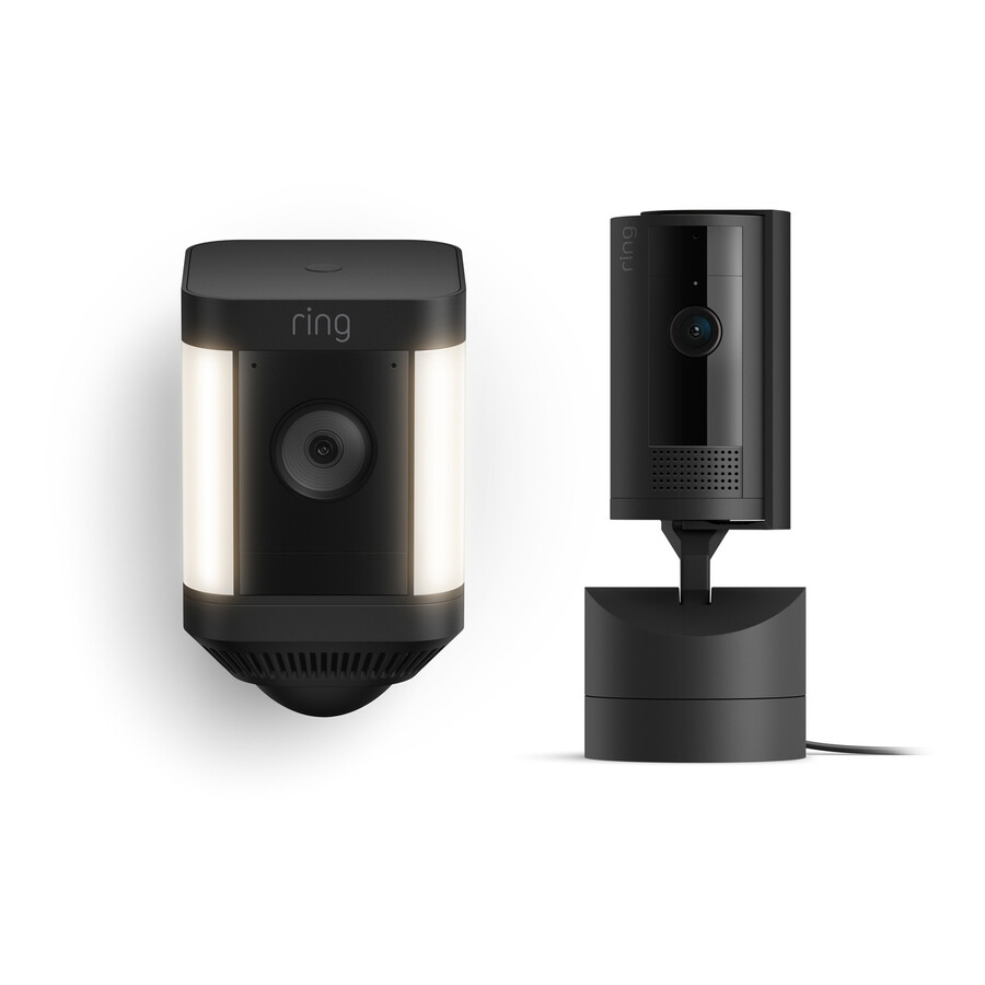 pan-tilt indendørskamera spotlight cam plus